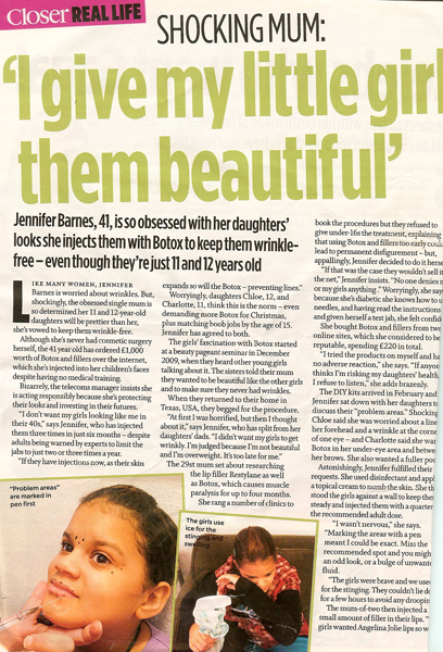 Teen Toxing - Closer Magazine